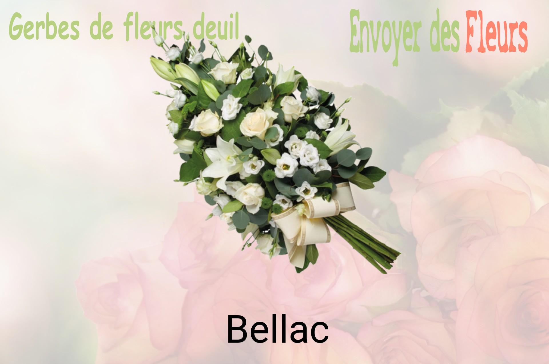 Gerbe de fleurs de deuil livrée à Bellac
